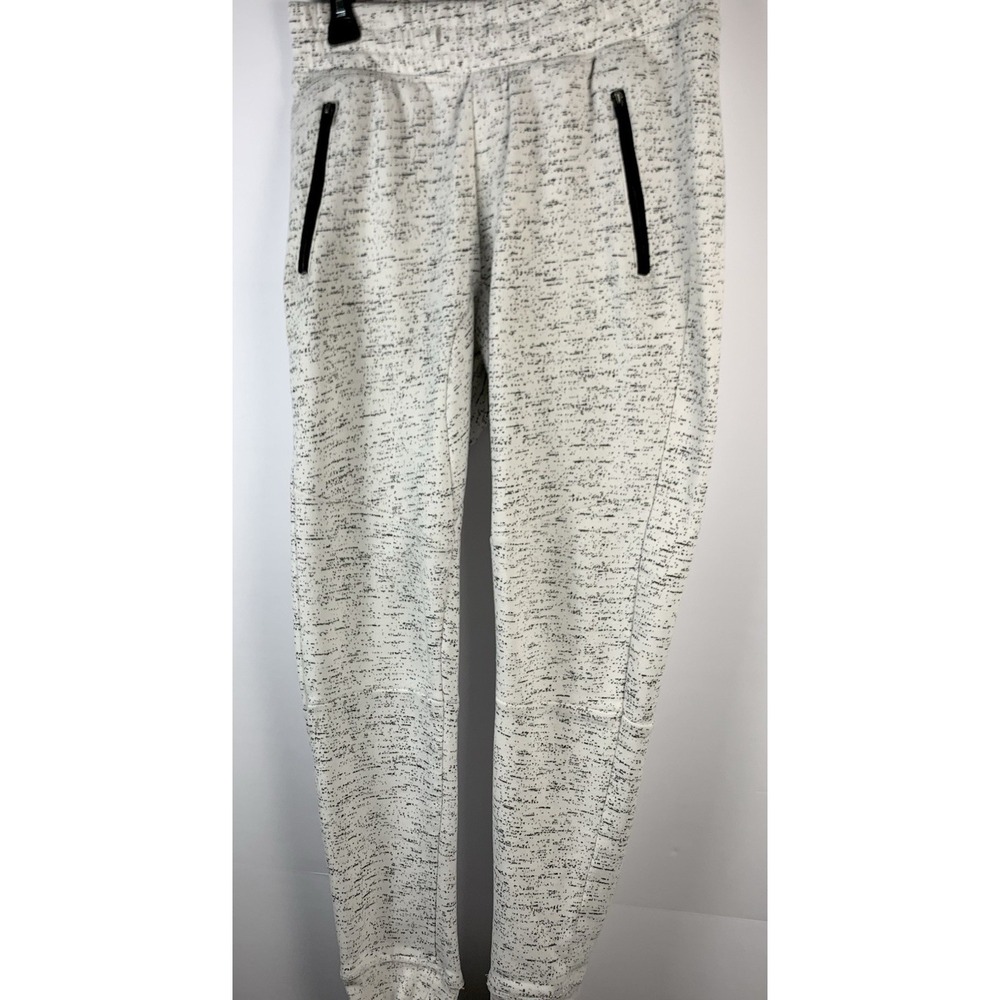 Brooklyn Cloth Jogger Sweatpants Mens Small Oatmeal Heather Zip Pockets
